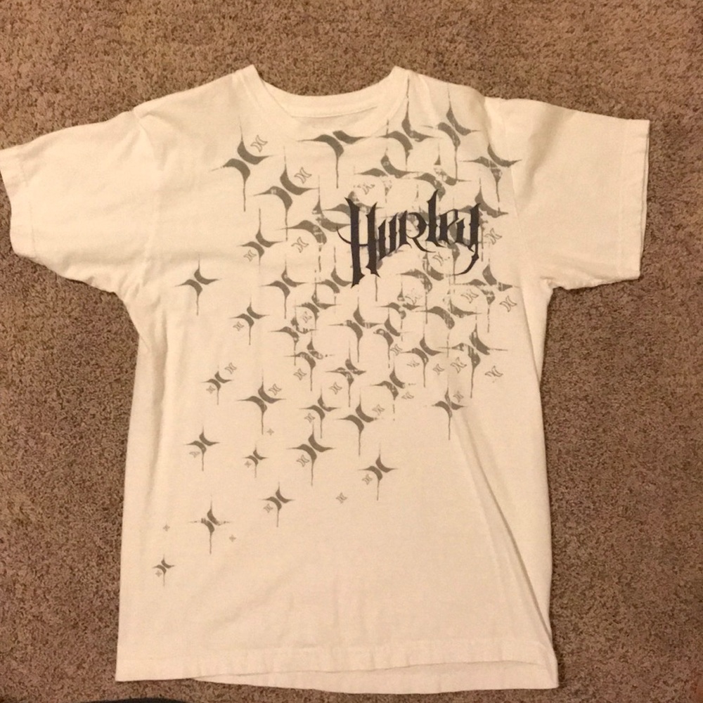 Medium Hurley white shirt( no stains or tears)